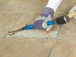 Proper grouting technique for tile installation